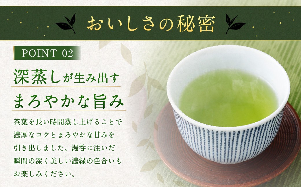 【3ヶ月定期便】 こだわり製法で作った高級菊川茶 計200g 100g×2本 セット 【深蒸し 煎茶】