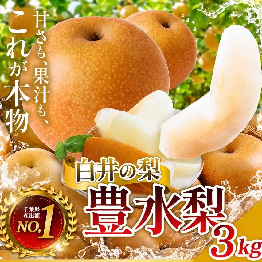先行予約豊水3kg 贈答用