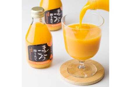 M081　まごころ搾りたて有田産清見ジュース１８０ｍｌ　１２本入