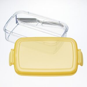 バターナイフ 付き 密封 バターケース ふわふわ 削りやすい バタースプレッダー スケーター バター カット おすすめ ふわふわバターナイフ バター ケース 保存〈スケーター株式会社〉   4-050