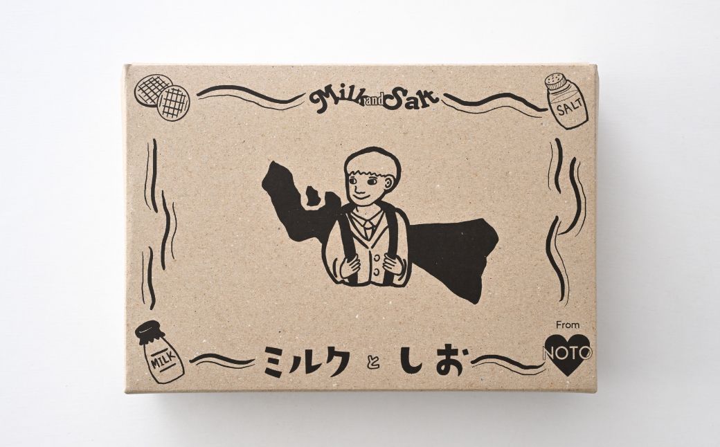 ミルクとしお（2箱入り）　能登復興支援 高校生がつくった！石川県を代表するお土産【SOI株式会社】