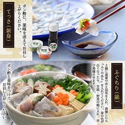 ふるさと納税 小浜市 【2025年10月下旬発送】若狭ふぐセット[4人前] |  | 03