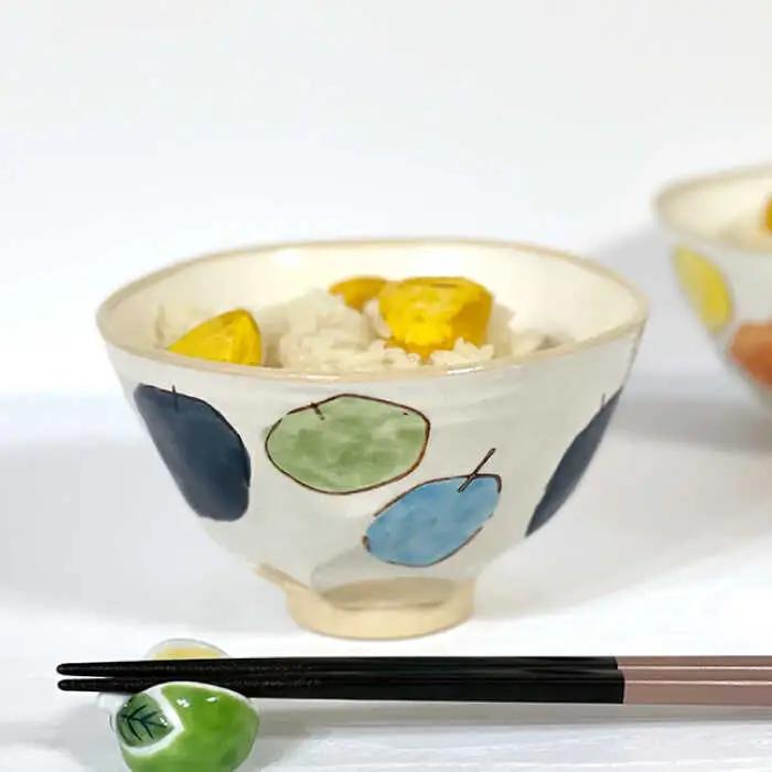 【波佐見焼】りんご（ 茶碗 ・ 湯呑 ）4点セット 食器 皿 【陶芸ゆたか】 [VA91]  波佐見焼