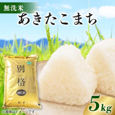 ふるさと納税 八郎潟町 【毎月定期便】あきたこまち 5kg 【無洗米】全7回