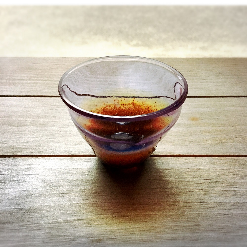 月下美人＜昼夜変色/ピンク→水色＞　日本酒　お猪口｜こだわりの逸品 地域特産品 ギフト 自分用 人気 おすすめ