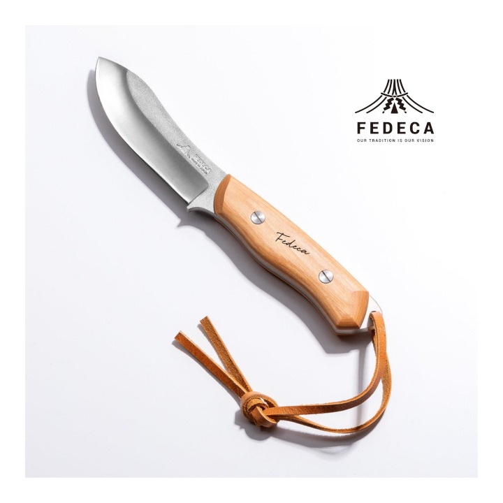 【FEDECA】 ブッシュクラフトナイフ プレーンホワイト 001098