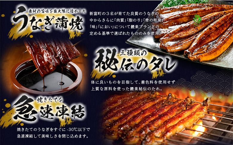 ＜2025年10月お届け＞特大 うなぎ 鰻楽 国産 蒲焼 4尾 人気 無頭 計760g以上 高評価 おすすめ 冷凍 簡単調理 個包装 鰻 魚介 贈答品 ギフト 贈り物【C388-760-2510】 2
