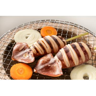 ふるさと納税 宮古市 いか串(ボイルイカ串)10本(約1.0kg)　イカ焼きやBBQに!