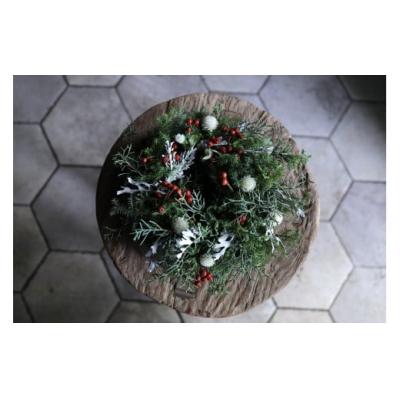 ふるさと納税 春日井市 Xmas限定　クリスマスリース Φ20 クリスマス　おしゃれ |  | 01