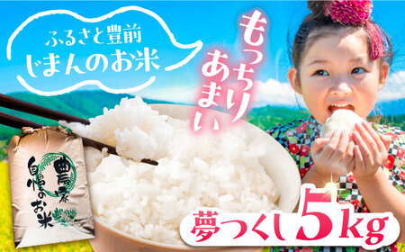 【先行予約】夢つくし 5kg 【2025年9月以降新米発送】《豊前市》 【山口農園】 米 精米 白米 [VDE014]