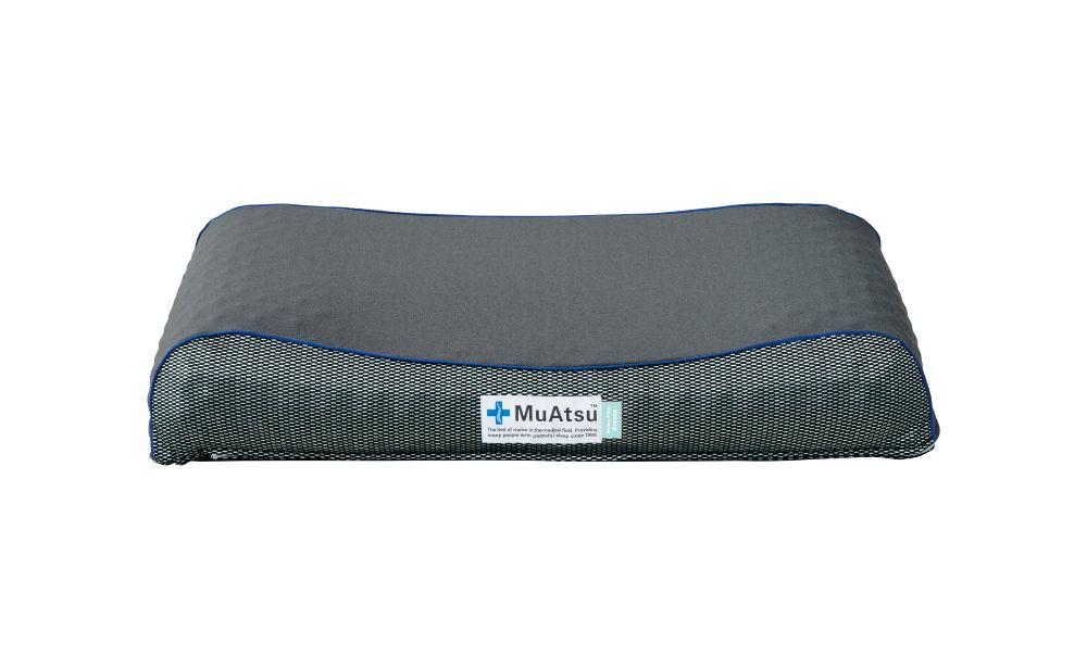 昭和西川 ムアツまくらブリーズ（高通気）Highタイプ＋枕カバーセット（グレー）　山梨県　市川三郷町　枕 枕カバーセット カバー セット 洗い替え 洗濯 グレー ウレタン 高さ調整 枕 寝心地 睡眠 