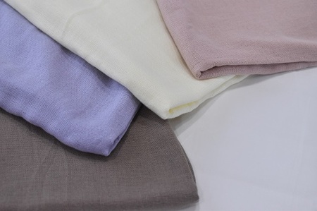 三河木綿　和晒し5重ガーゼケット　大判_ブルー【G0121】