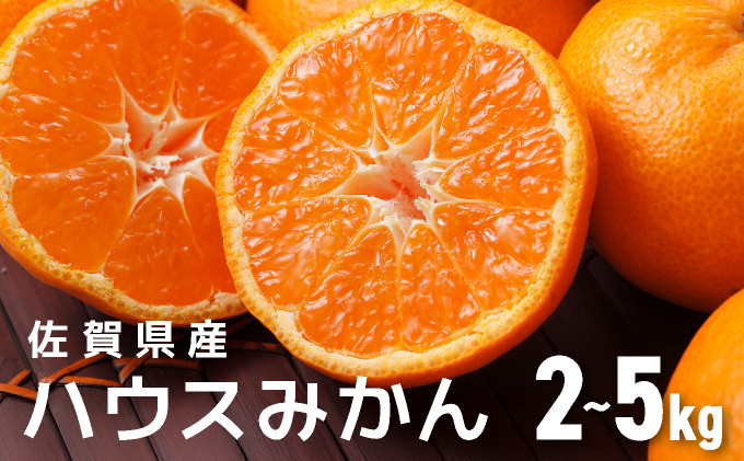 
            ＜選べる容量＞佐賀産ハウスみかん 約2kg箱or約5kg箱【佐賀 みかん オレンジ フルーツ濃厚 甘い 酸味 大町 贈答 ギフト 贈り物】 37mp-01/37mp-02
          