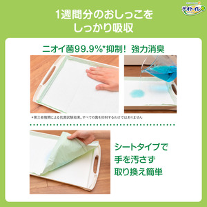 デオトイレ 複数ねこ用 消臭・抗菌 シート ボタニカル 16枚×2 デオクリーン からだふきシート 小型犬・猫用 無香 28枚×2 ペットシーツ ペットシート トイレ 猫 猫用トイレ ユニ・チャーム