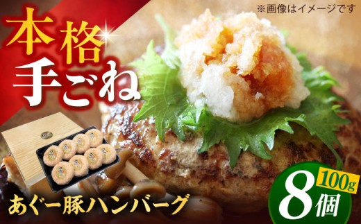 あぐー豚 100% ハンバーグ 【8個】 800g (100g×8個) お肉屋本店 [BCAZ006] 個包装 沖縄県産 あぐー豚 豚 豚肉 豚にく ぶたにく あぐー豚 あぐー アグー お肉 肉 にく おにく ハンバーグ はんばーぐ ブランド あぐー豚ハンバーグ 焼肉 焼き肉 やきにく BBQ バーベキュー あぐー豚はんばーぐ 国産 冷凍 小分け こわけ ギフト お取り寄せ 沖縄県 沖縄産 沖縄市