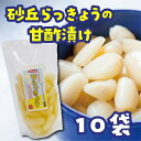 【ふるさと納税】砂丘らっきょう 甘酢漬 200g10袋入り | 食品 発酵 加工食品 人気 おすすめ 送料無料