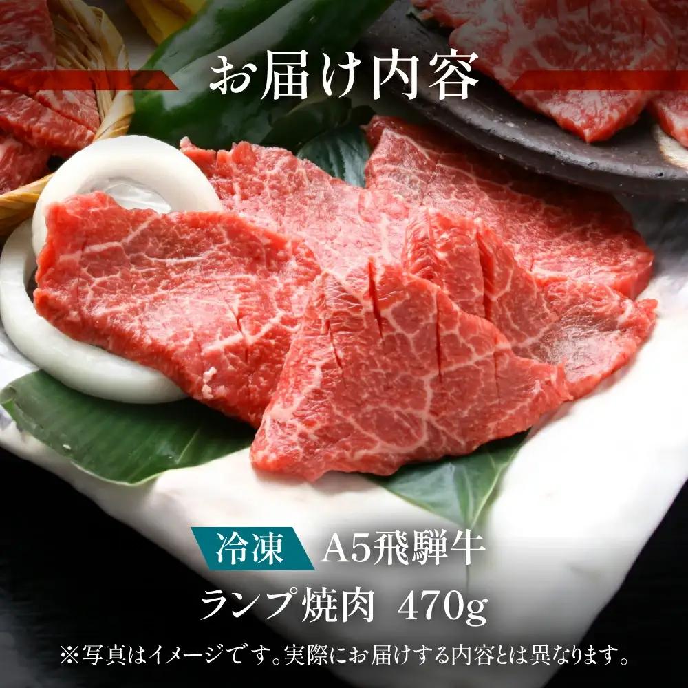 飛騨牛 ランプ焼肉 470g【11-1017】