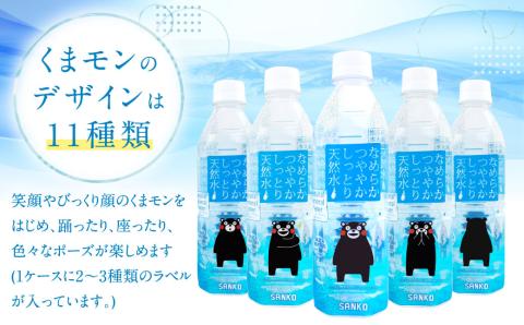 なめらかつややかしっとり天然水 500ml PET 24本×2ケース （計48本）シリカ水
