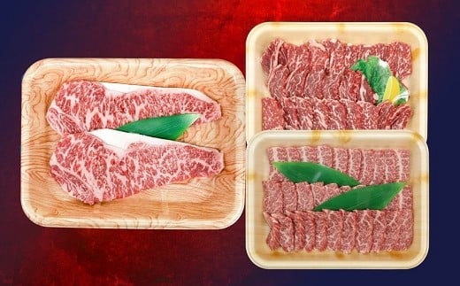 南関産牛のステーキ＆焼肉セット 計900g