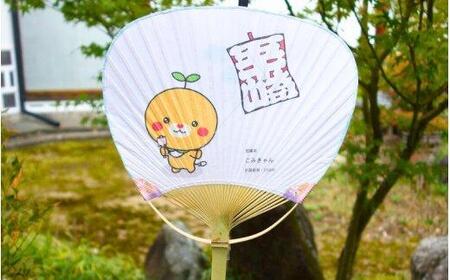 【みきゃんデザイン】飾り凧 1統・うちわ1枚【食品 加工食品 人気 おすすめ 送料無料】