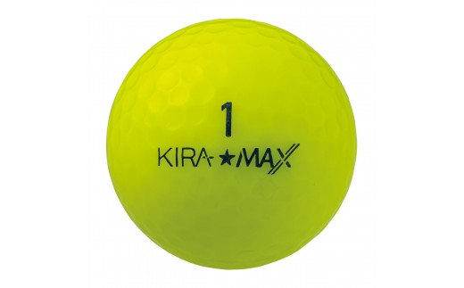 ゴルフボール  KIRA MAX 12球入 3ダース 【カラー ：イエロー】 ゴルフ キャスコ kasco