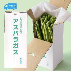 【R8.3月より順次発送】庄内町産 石井さんのアスパラガス 1kg Lサイズ（入金期限：2026.9.30）ジューシーな甘さ 野菜 グリーン アスパラ アスパラガス BBQ 旬 春 新鮮 山形 冷蔵