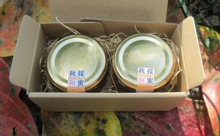 【数量限定】国産はちみつ「秋採和蜜」100g×2個＜無添加・非加熱ニホンミツバチの純粋蜂蜜＞【蜂蜜 国産 無添加 はちみつ ハチミツ 蜂蜜 はちみつ ハチミツ 純粋蜂蜜 国産 数量限定】