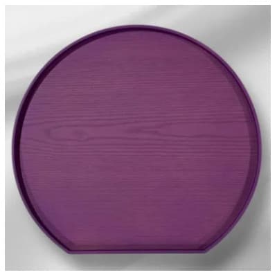半月トレイ　紫色【1661979】
