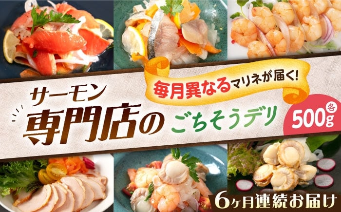 
            【全6回定期便】毎月異なる種類が届く♪マリネ500g 滋賀県長浜市/株式会社中村屋 [AQAJ095]
          