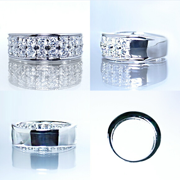 指輪 天然 ダイヤモンド 1.0ct パヴェ SIクラス Delphineデルフィーヌ【プラチナ950】r-178（KRP）Q6-1410