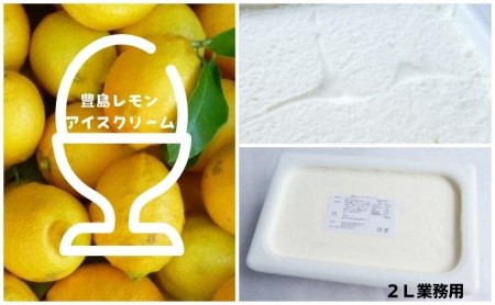 アイスクリーム 豊島レモン 業務用 大容量 アイスクリーム【2L】