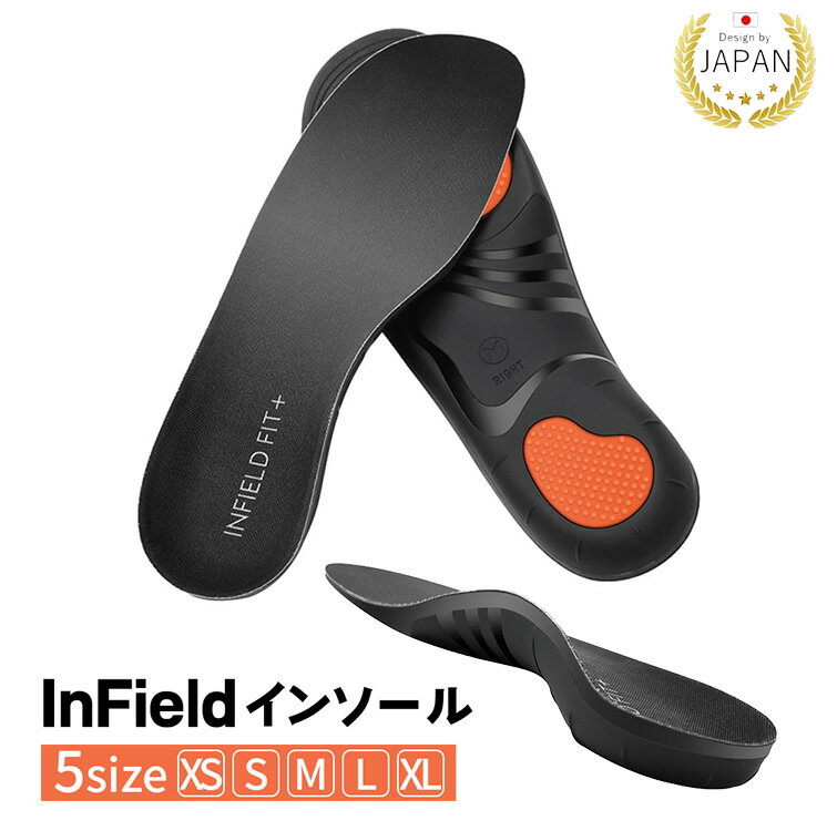 【ふるさと納税】【選べるサイズ】INFIELD インソール アーチサポート［足のプロと共同開発］ ｜ 衝撃吸収 疲れにくい 土踏まず 中敷 男女兼用 姿勢改善 立ち仕事 通気性 消臭 XS S M L XL