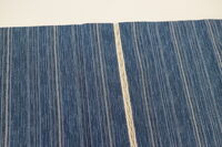 阿波しじら織 甚平【柄No.75、サイズM】と巾着（大）セット