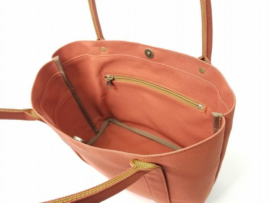 【いちひこ帆布】 ミニトート/レンガ