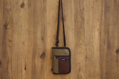 oxtos CORDURA パスポート ケース カーキベージュ ケース
