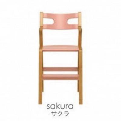 ふるさと納税 東川町 子どものための家具「rabi kids chair」(サクラ&amp;ベルト付)【0006-012-03】