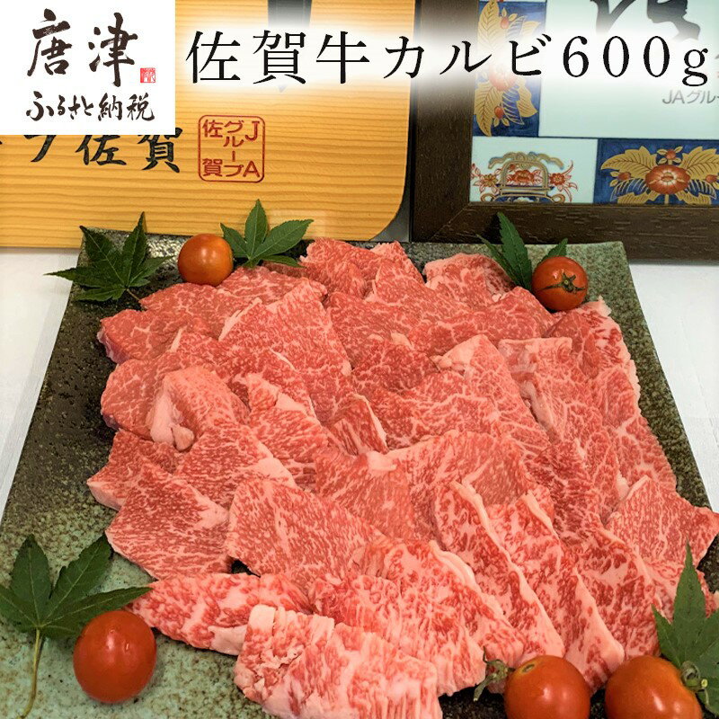 【ふるさと納税】佐賀牛カルビ焼肉用 600g 牛肉 ギフト 「2025年 令和7年」
