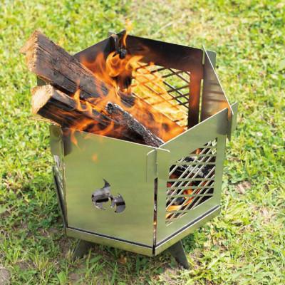 ふるさと納税 太田市 自分だけの焚き火台に!NKLab六角焚き火台専用カスタムプレート【開】 |  | 01