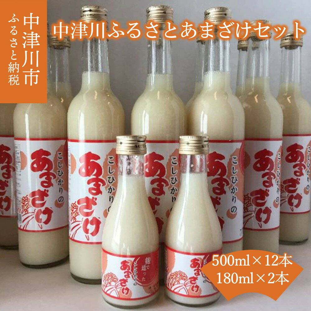 【ふるさと納税】中津川 ふるさと あまざけ セット コシヒカリ 麹甘酒 F4N-1767