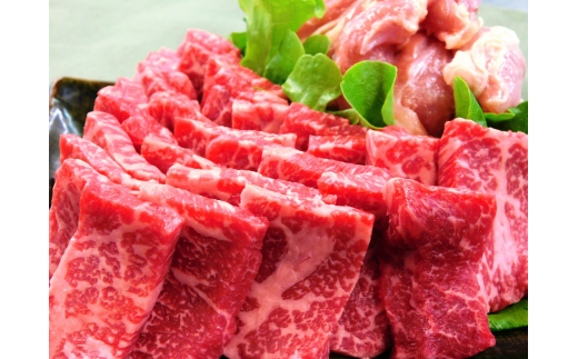 バーベキューセット 伊万里牛 モモ 鶏肉 約800g J340_イメージ2