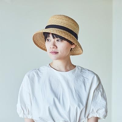 ふるさと納税 春日部市 春日部市伝統工芸品 田中帽子店女性用麦わら帽子カサブランカ頭囲58cmUK-H042-NA-L |  | 02