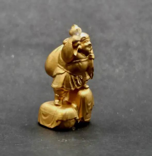 【造幣局ホールマーク入り】【純金】大黒天　大 15~16g　【甲斐石和温泉七福神】　252-029