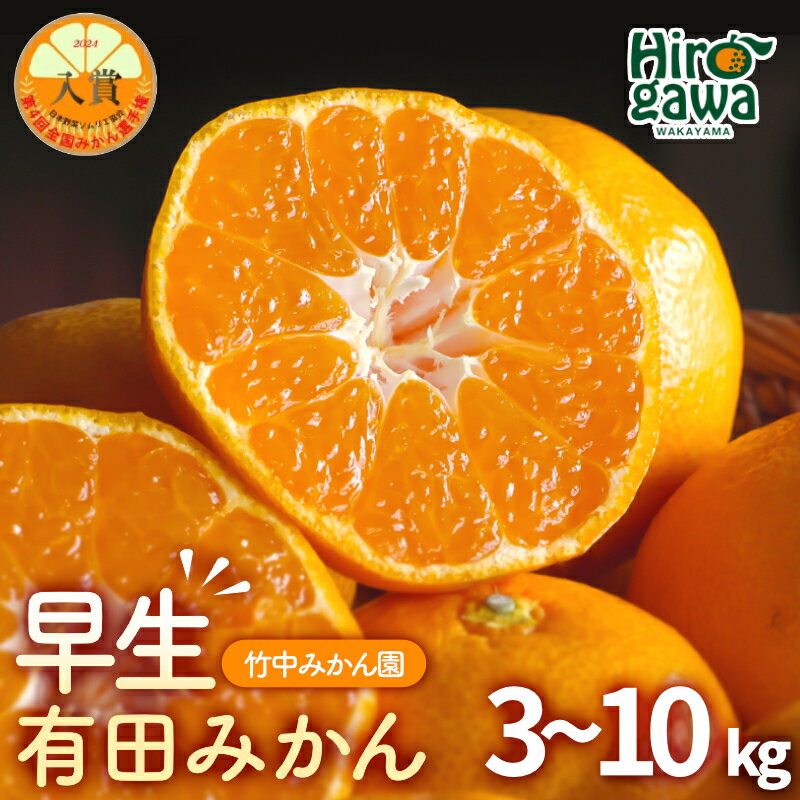 【ふるさと納税】 有田 みかん 3kg 5kg 10kg 10000円 15000円 ※2026年11月上旬～2027年1月中旬に順次発送予定 / みかん ちっちゃい 小玉 大玉 早生 柑橘 果物 フルーツ くだもの 果実 //mandarin