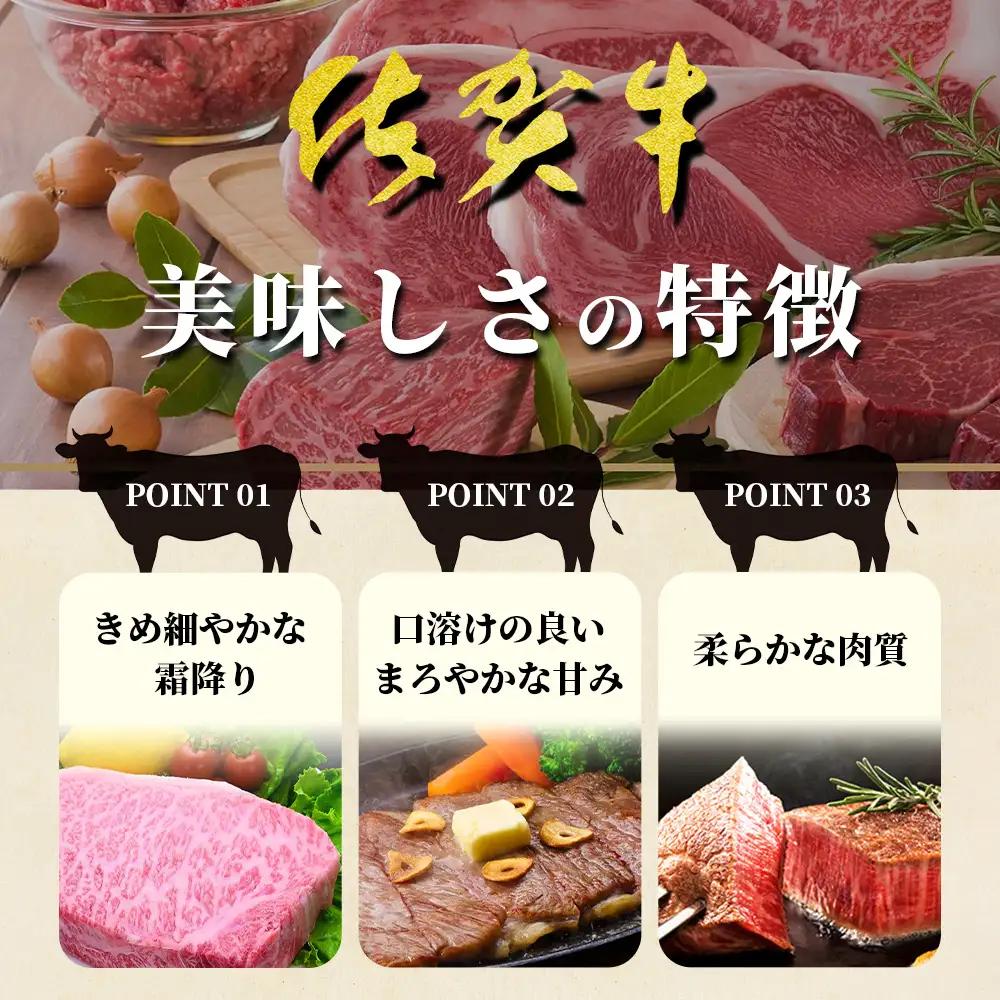 【熟成肉『堪能』コース】佐賀牛 ロースステーキ＆すきやき肉  L-19