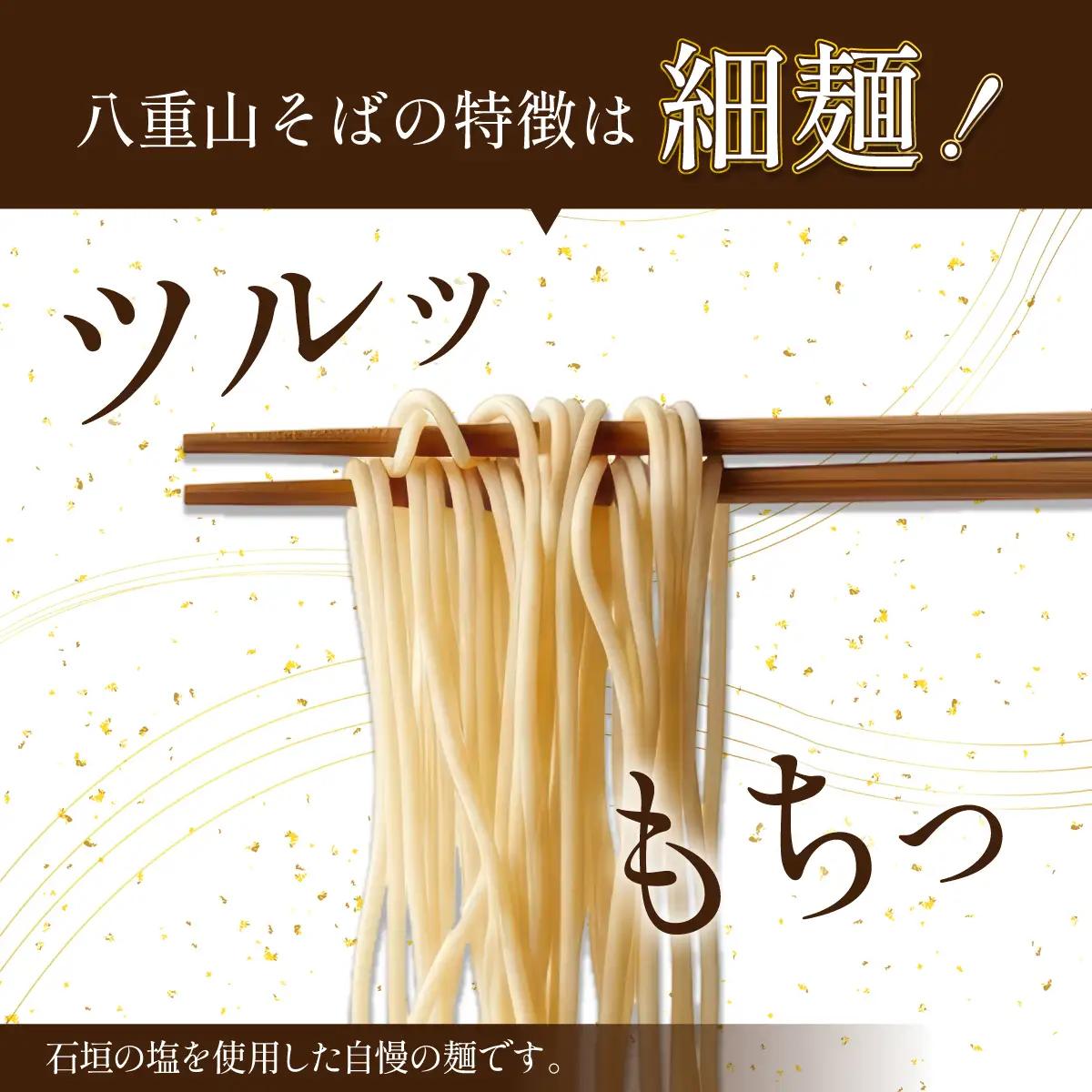 ＜お試し＞ 沖縄そば (八重山そば) 3食セット 石垣島から直送！本場の味をお試し