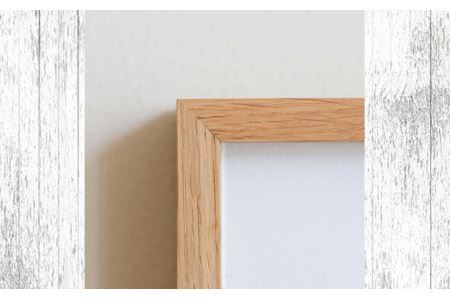 No.592-01 府中市の家具FRAMEDIRITTO ポストカードサイズ　ウォールナット