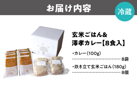 玄米ごはん＆澤孝カレー(8食入り)_OS264-0009