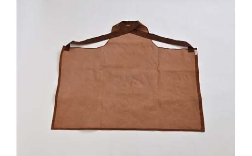 徳應謹製　柿渋染エプロン　TKO-02　手づくり　手作り　ハンドメイド　クラフト　唯一無二　オンリーワン　一点物　オートクチュール　染　染め　柿渋　エプロン　男女兼用　ユニセックス　自然　天然　優しい