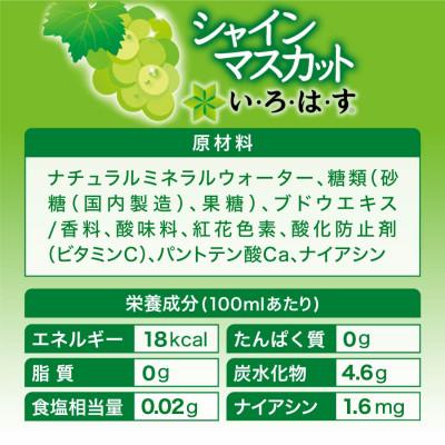 ふるさと納税 砺波市 い・ろ・は・すシャインマスカット　540mlPET×24本 |  | 02