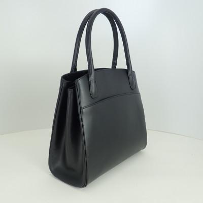 ふるさと納税 御代田町 【濱野皮革工藝 HAMANO バッグ】ミカーレ トロワ(ブラック×ゴールド) |  | 02